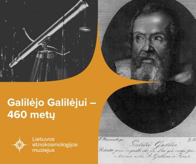 G. Galilėjui – 460 metų