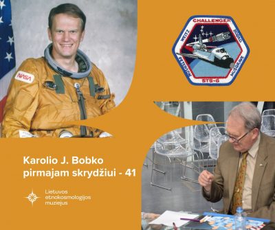 Pirmajam Karol J. Bobko skrydžiui į kosmosą - 41